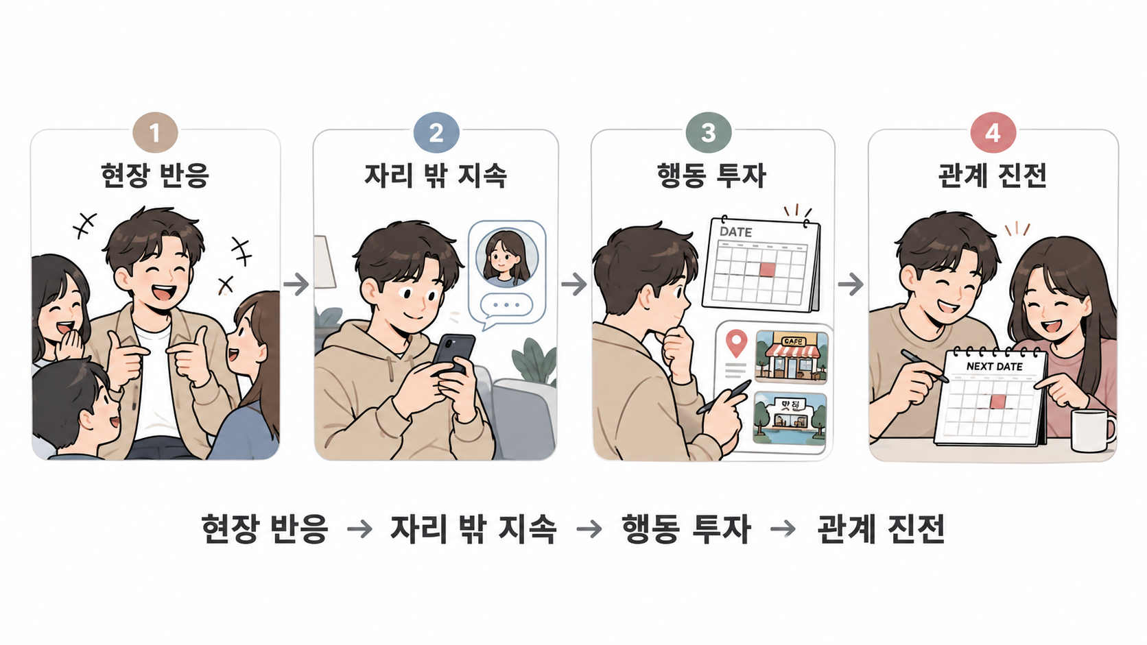 ESTP 호감 신호: 좋아하는 사람에게 하는 행동과 구분법 대표 이미지