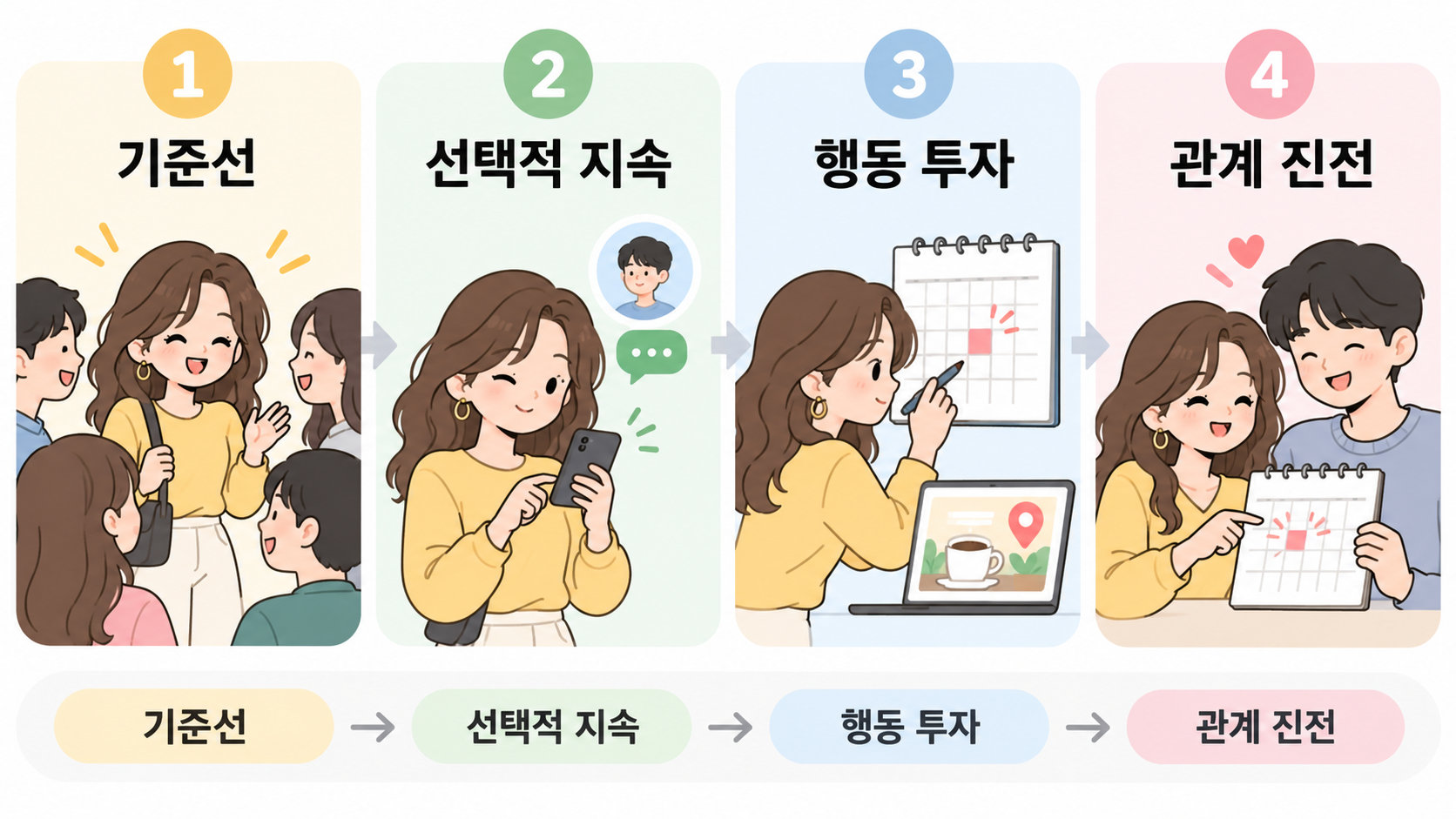 ESFP 호감 신호: 좋아하는 사람에게 하는 행동과 구분법 대표 이미지